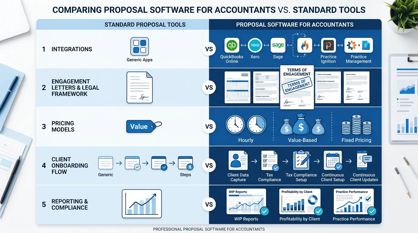 Infographic: What Makes Proposal Software for Accountants Different for Accounting Practices - 10 Best Proposal Software for